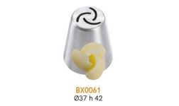 BX0061 Nastavak za slastičarsku vrećicu (INOX) - CVIJET