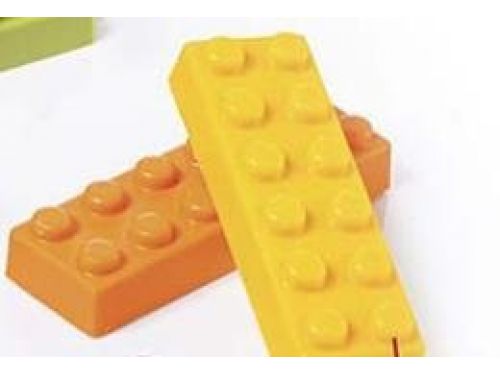 KALUP ZA ČOKOLADU LEGO SNACK, polikarbonatni, dimenzija 81x27mm, visina 15 mm