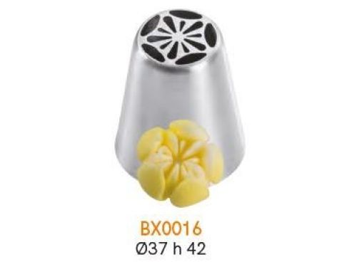 BX0016 Nastavak za slastičarsku vrećicu (INOX) - CVIJET