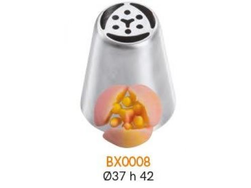BX0008 Nastavak za slastičarsku vrećicu (INOX) - CVIJET