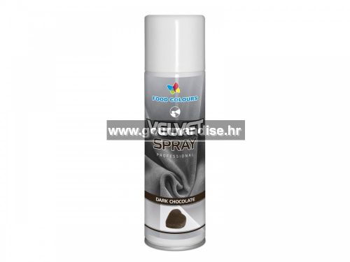 SPREJ za dekoraciju, Velvet, DARK CHOKOLATE, 250ml