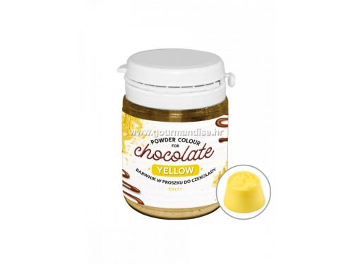 Bojilo u prahu za čokoladu, Yellow, 20g.