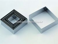 OBRUČ ZA TORTE KOCKASTI, INOX, dimenzija 220X220mm, visina 50mm OBRUČ ZA TORTE KOCKASTI, INOX, dimenzija 220X220mm, visina 50mm