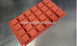 SF351 - TERRACOTTA silikonski kalup 38x38-30x30mm, visina 15mm