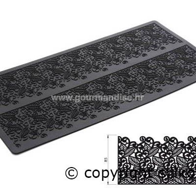 SILIKONSKA TRAKA ZA IZRADU DEKORACIJA - BAROK - TRD07, crna , dimenzija 400x200mm SILIKONSKA TRAKA ZA IZRADU DEKORACIJA - BAROK - TRD07, crna , dimenzija 400x200mm