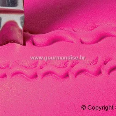 WONDER CRIMPER - HVATALJKA S UZORKOM ZA DEKORIRANJE TORTE - VALOVI, 12-17 mm