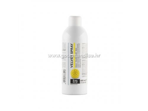 SPREJ za dekoraciju VELVET - YELLOW, volumen 400ml