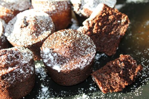 Galerija: Sočni čokoladni muffini s komadićima voća